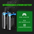 thumbnail image 3 of Pallus Lithium Xbox Controller Battery Pack for Xbox Series X|S / Xbox One Wireless Controller, 2 Pack 6000mWh Li-Ion Rechargeable Xbox One Controller Battery Pack with Charger, 3 of 6