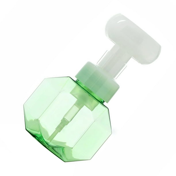 Qarigey Botella de jabón de 300ML, lociones espumosas, bomba de flores, botella recargable, cabeza de bomba de flores, jabón, champú, botella Cuentagotas de vidrio y botellas Numero 3 Qarigey CE000845-03