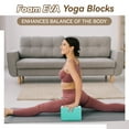 thumbnail image 5 of BalanceFrom Set of 2 High Density Yoga Blocks, 9"x6"x4" Each, 5 of 6