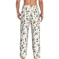 thumbnail image 3 of Xecao Labrador Retriever Dog Men's Straight Lounge Pajama Pants: The Ultimate in Comfortable Sleepwear, 3 of 9