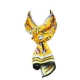 thumbnail image 2 of Wrapables® Vibrant 100% Silk Long Scarf 51" x 10.5", Cat Faces, 2 of 4