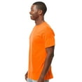 thumbnail image 4 of M&O Men’s Safety T-Shirt, Gold Soft Touch Hi Vis Tee, Work Tee, Green & Orange, Pack 12, S, 4 of 5