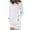 White, variant on Oversized Sweatshirt For Women Trendy Ladies Fashion Loose Solid Color Long Pullover Sweater Jacket Tops Clothes With Pocket