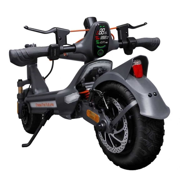 CUNFON Electric Scooter Adult with 1200W Motor Folding E-scooter, 50 Mile Range, 10.5" off Road Tires，Max Limited 31Mph，Fingerprint Unlock and App Controller
