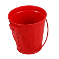 YUYUETIME 1Pcs Iron Small Metal Bucket With Handle For Kitchen Storage And Desk Organization