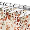 thumbnail image 6 of Shower Curtain 60"W x 72"L Thanksgiving Colorful Pumpkins Orange Leaves Fabric Shower Curtains Set with Hooks Water Repellent Bathroom Curtains Machine Washable Bathroom Accessories, 6 of 6