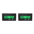thumbnail image 3 of Riwesomey Indicador de nivel de carga de de coche, medidor de voltímetro LCD de y ácido de litio de 12V-48V, analizador indicador de capacidad Type2 NO2, 3 of 6