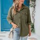 thumbnail image 2 of Abrigos de Invierno Para Mujer Moda de Manga Larga Frente Abierto Prendas de Abrigo Sueltas Blusa Sólida Odeerbi ODB172003, 2 of 6