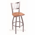 thumbnail image 6 of 810 Contessa 30" Swivel Bar Stool with Black Wrinkle Finish and Natural Oak Seat, 6 of 7