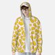 thumbnail image 2 of Fotbe Cheese Chaqueta con Protección Solar UPF 50+ para Hombre y Mujer, Camisa con Capucha y Bolsillos-Small, 2 of 7