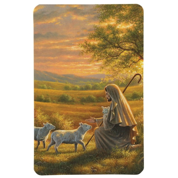 Dicksons The Lamb Art Graphic Laminated Decorative Multicolor 4 x 2.5 Paper Bookmark Pocket Card Place Keeper Pack of 12