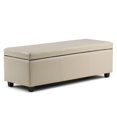 thumbnail image 2 of Atlin Designs Banc de Rangement en Similicuir Crème, 2 of 6