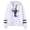 White, variant on Rita Ora Hoodie without pocket women's men's fashion trend long sleeved hooded sweatshirt