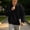 Black, variant on LYSMORA Men's Lapel Half Zip Pullover Sweatshirt, Long Sleeve Loose Fit Casual Daily Street Athletic Tops