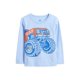 thumbnail image 1 of Camiseta GAP de manga larga para bebés y niños, azul viento, 12-18 m, 1 of 1