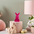 thumbnail image 3 of Décorations de Pâques Figurine Lapin de Pâques Floqué Ornement de Bureau Adapté aux Réglages de Pâques et Cheminée pour Réunions de Famille., 3 of 4