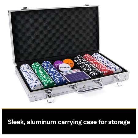 SPIN MASTER GAMES, CARDINAL CLASSICS, 300-PIECE POKER SET WITH ALUMINUM CASE, AGES 8 AND UP