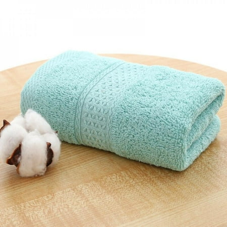 

Moresave 1Pc Towel Pure Cotton Thick Absorbent Towel Face Towel Pure Plain Towel MG