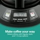 Hamilton Beach Programmable Coffee Maker, 12 Cup, Black Stainless Steel ...