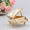 thumbnail image 6 of Jiibva Hand Painted Jewelry Box, Trinket Boxes Hinged, Enameled Piano Decorative Hinged Jewelry Trinket Box Rhinestone Jewelry Display Holder for Grils Women, 6 of 7