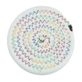 thumbnail image 6 of Braided Cotton Coasters with Wave Stitching Heat Resistant Round Rope Cup Placemats Non-Slip Table Coasters for Hot Dishes, 7.1 Inch, 6 of 8