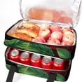 thumbnail image 5 of Fruit Insulated Double Layered Lunch Bag with Two Compartments, Large Capacity, Hand Carry, 7.1x11.4x16.1 Inches, 5 of 6