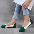 thumbnail image 2 of Wyzesi Chaussures Plates pour Femmes Mode Assorties en Daim Bas Pointu Chaussures Décontractées, 2 of 7