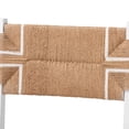 thumbnail image 4 of bali & pari Talli Paper Loom and White Mahogany Wood 2-Piece Bar Stool Set, 4 of 6