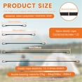 thumbnail image 2 of 20PCS Bungee Cord with Carabiner Hook Heavy Duty Outdoor Black Bungee Strap Strong Elastic Rope for Securing Tarp Luggage Tent Bike 12in/18in/24in/36in/48in, 2 of 11