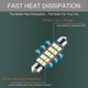 thumbnail image 3 of 4 PCS Car LED Extremely Bright Bulbs, 1.6" 6000K 2835 Chipsets 1200LM Bulbs for LED Interior Dome Map Door Lights 211-2 212-2 569 6411 6451 41mm 42mm, 3 of 4