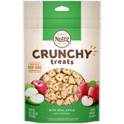NUTRO Crunchy Dog Treats with Real Apple, 10 oz. Bag