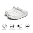 thumbnail image 4 of Cyiecw Unisex Garden Clogs Slip-on Garden Shoes Lightweight Beach Sandals Slippers for Women and Men, 4 of 6