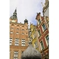 thumbnail image 2 of Ross, Nancy ,  Steve 17x24 White Modern Wood Framed Museum Art Print Titled - Poland, Gdansk Town Hall buildings in Old Town, 2 of 4