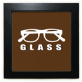 thumbnail image 1 of Cadre Photo Mural de Table Carré Noir Science et Connaissance des Lunettes, 1 of 3