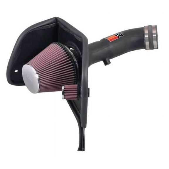 K&N Cold Air Intake Kit: High Performance, Guaranteed to Increase Horsepower: 2007-2012 Chevy/GMC/Hummer (Colorado, Canyon, H3, H3T) 3.7L L5,63-3065