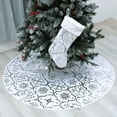 thumbnail image 4 of Vestido de árbol de Navidad Decoración de árbol de Navidad Vestido de árbol de Navidad Delantal inferior de árbol Vestido de árbol de Navidad de una sola capa, 4 of 6