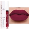 thumbnail image 4 of 18 Colors Matte Lip Gloss Waterproof Long Lasting NudeVelvet Liquid Lipsticks Non Sticky Cup Sexy Red Lip Tint Makeup Cosmetics, 4 of 5