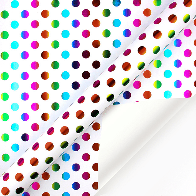WHEANG Party Decor Cheers US All Occasion Wrapping Paper Bundle Solids Polka Dots & Stripes For Birthdays Easter Mothers Day Weddings Baby Showers Graduations Weddings Christmas