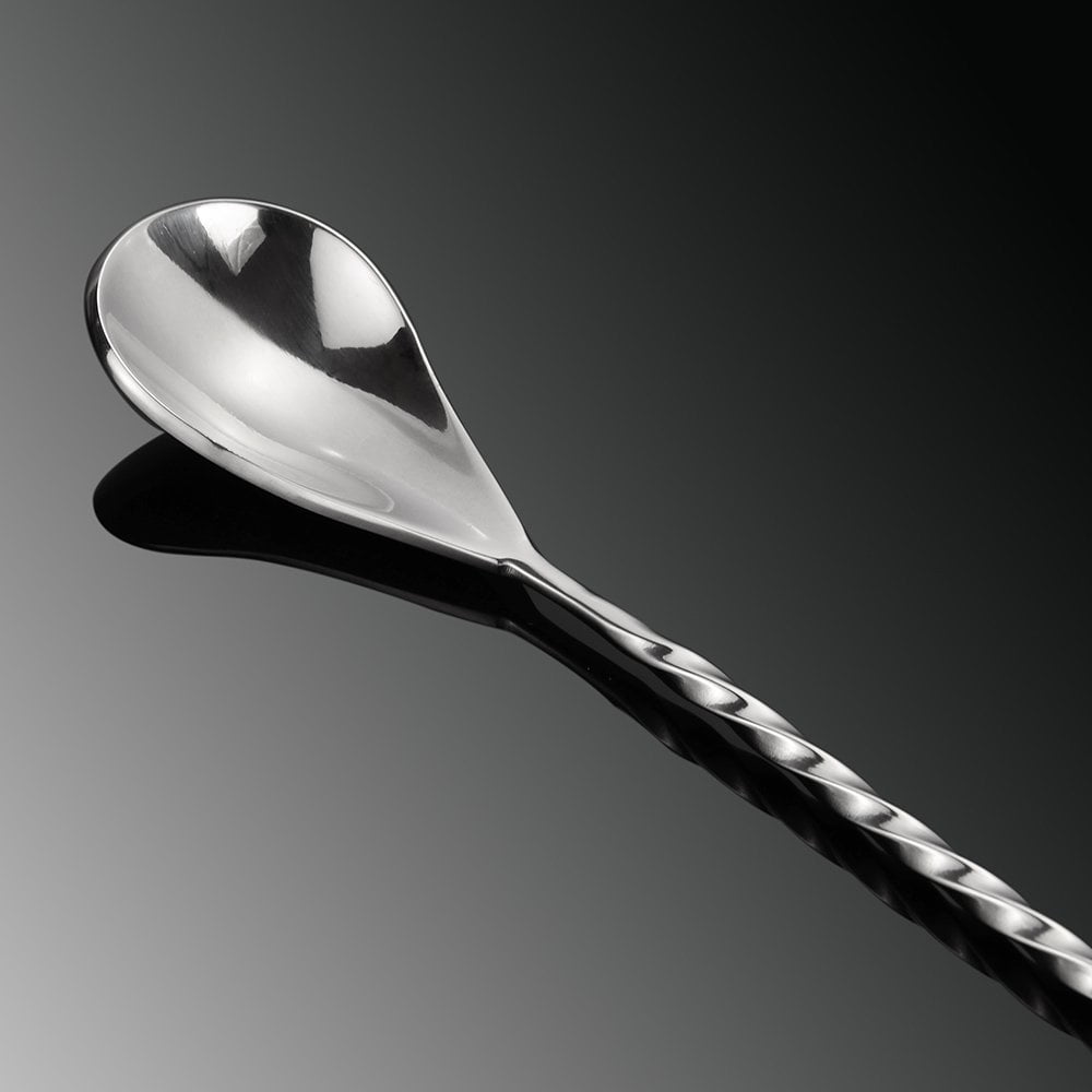 JXS 11.8 Inches Stainless Steel Bar Spoon Black 18//8#304 Dishwasher Cocktail Mixing Spoon