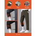 2023 New Men‘s Winter Casual Pants Outdoor Thick Warm Fleece Lined