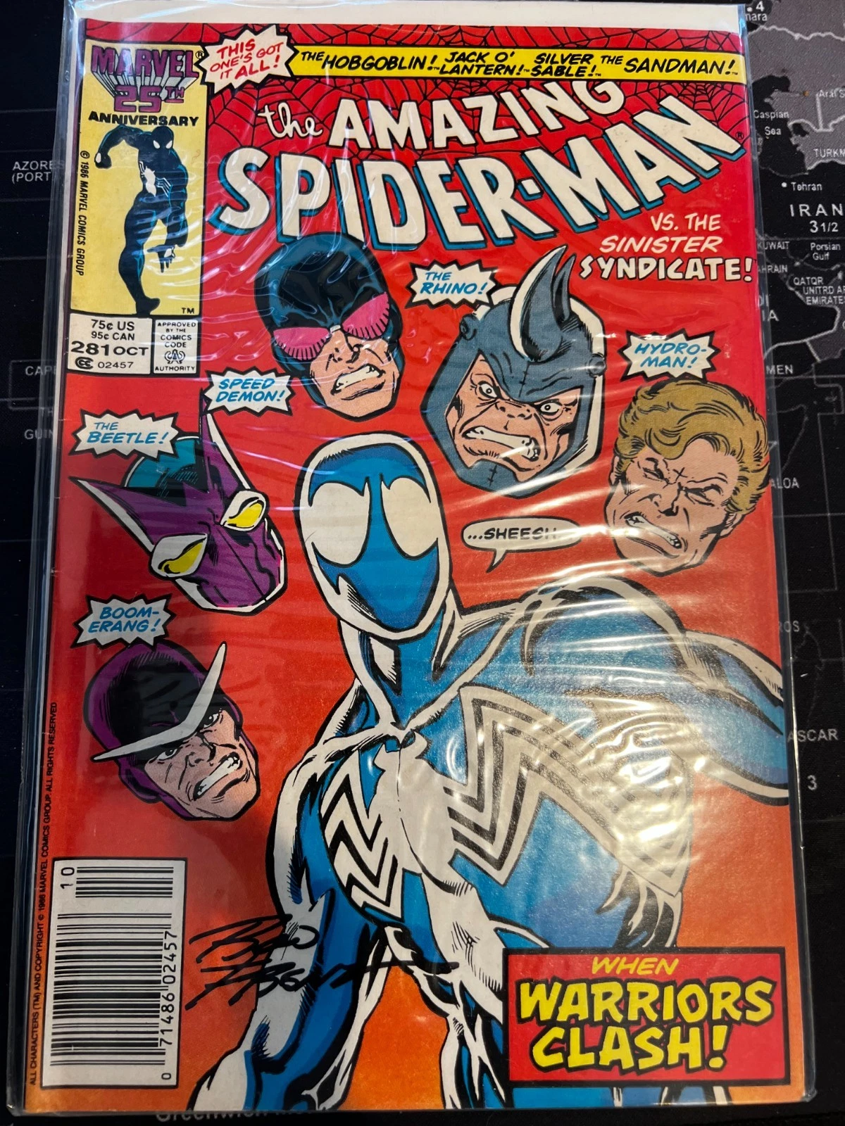 Amazing Spider-Man #281 Signed Ron Frenz