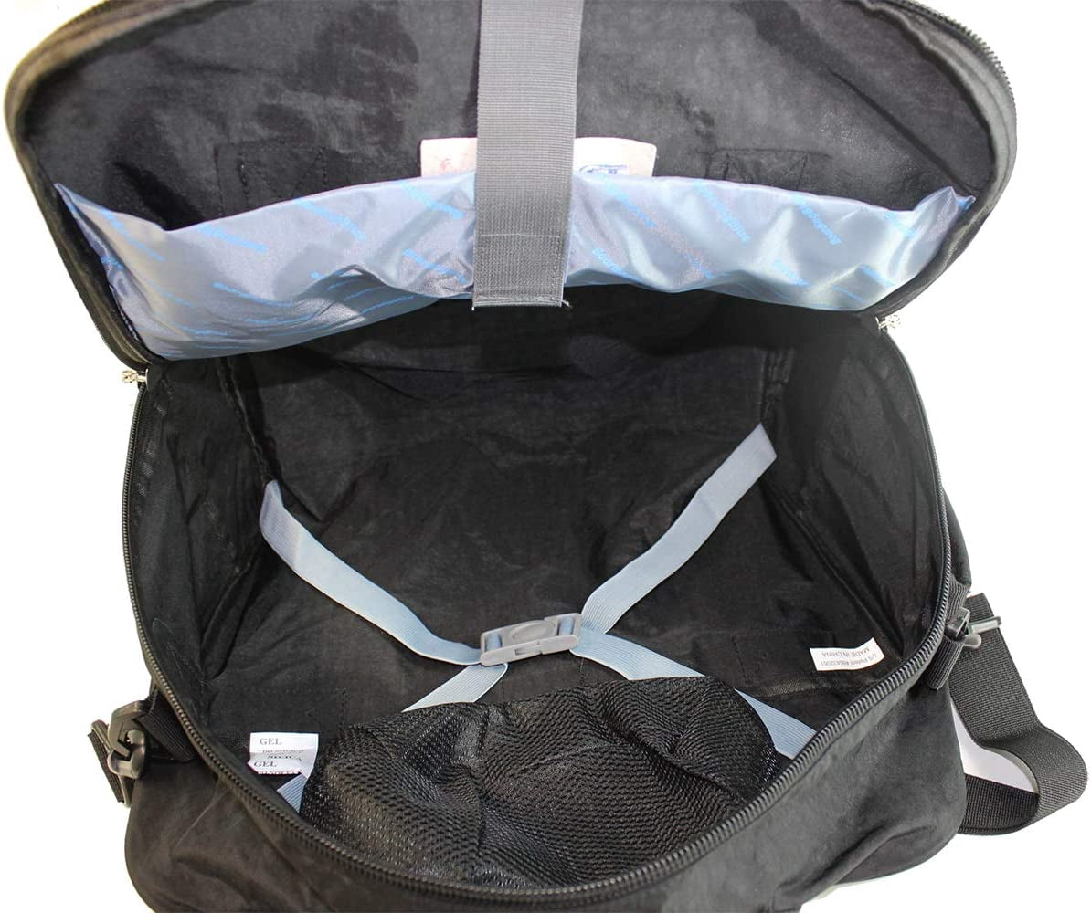 Allegiant Air Personal Item Under Seat Duffel Bag - 16" x 14" x 7" - Travel with Confidence (Beige)