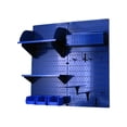 thumbnail image 2 of Wall Control Pegboard Hobby Craft Pegboard Organizer Storage Kit with Blue Pegboard and Blue Accessories, 2 of 6