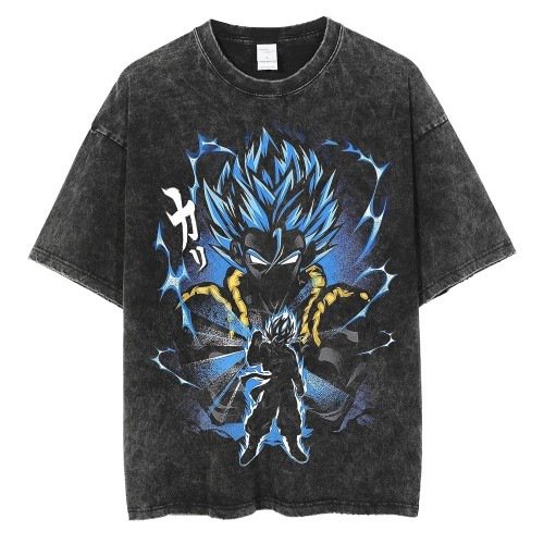 Anime washed t-shirt collection