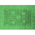 thumbnail image 1 of Ahgly Company Indoor Rectangle Oriental Emerald Green Industrial Area Rugs, 7' x 9', 1 of 4