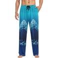 thumbnail image 3 of GZHJMY Shark Pajama Pants for Men, Lounge Pants Lightweight Men Pajama Bottoms with Drawstring Pockets, Christmas New Year Birthday Gifts, X-Large, 3 of 6