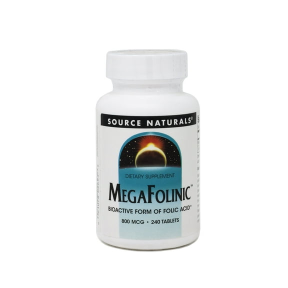 Source Naturals Megafolinic 800 mcg 240 Tabs