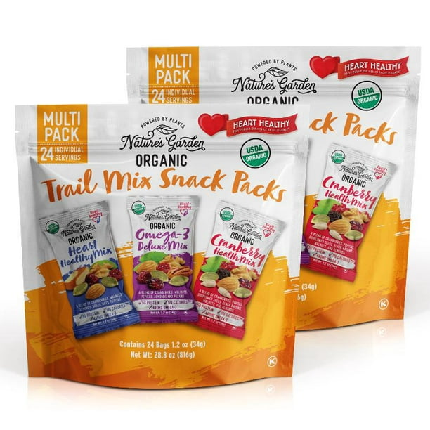 Nature's Garden Organic Trail Mix Snack Packs
