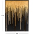 thumbnail image 3 of 36" x 48" Melting Drip Abstract Framed Wall Art with Black Frame, by DecMode, 3 of 9