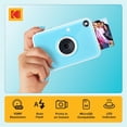 thumbnail image 3 of KODAK Printomatic+ Instant Print Camera (Blue) 10MP, RGB LED, Zink Photo Prints, 3 of 9